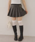 NICE CLAUP / OLIVE des OLIVE OUTLET(ナイスクラップ  / オリーブ デ オリーブ アウトレット) 【RMAF】サイドベルト合皮ミニスカート
