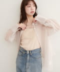 natural couture(ナチュラルクチュール) WEB限定 /【大人ナチュ】バックフレアシャツ