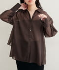 natural couture(ナチュラルクチュール) WEB限定 /【大人ナチュ】バックフレアシャツ