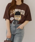 NICE CLAUP / OLIVE des OLIVE OUTLET(ナイスクラップ  / オリーブ デ オリーブ アウトレット) 【RMAF】メガネネコラメニット帽ＢＩＧＴ