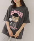 NICE CLAUP / OLIVE des OLIVE OUTLET(ナイスクラップ  / オリーブ デ オリーブ アウトレット) 【RMAF】メガネネコラメニット帽ＢＩＧＴ