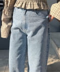 NICE CLAUP / OLIVE des OLIVE OUTLET(ナイスクラップ  / オリーブ デ オリーブ アウトレット) 【RMAF】美シルエットストーン付デニム