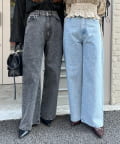 NICE CLAUP / OLIVE des OLIVE OUTLET(ナイスクラップ  / オリーブ デ オリーブ アウトレット) 【RMAF】美シルエットストーン付デニム