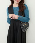 natural couture(ナチュラルクチュール) パルクロ限定／【mizumami】リボンチャーム袖ニット