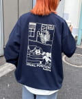 CIAOPANIC TYPY(チャオパニックティピー) 【ユニセックス】DOGS刺繍ロゴプリントスウェット