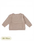3COINS(スリーコインズ) 《WEB限定商品》パイルロングTシャツ：80～90cm