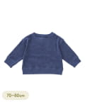 3COINS(スリーコインズ) 《WEB限定商品》パイルロングTシャツ：70～80cm