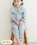 3COINS(スリーコインズ) 《WEB限定商品》ガーゼセットアップ：80～90cm