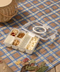 3COINS(スリーコインズ) 小分けできるランチボックス／Autumn Picnic