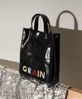 CIAOPANIC(チャオパニック) WEB限定【GRAIN/グレイン】ワッペンロゴフェイクレザートートバッグ