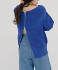 CIAOPANIC TYPY(チャオパニックティピー) 【パルクロ限定・yumi企画】華奢見え女っぽ/マルチウェイダブルジップニット