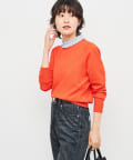 NOLLEY'S(ノーリーズ) プリーツ衿取り外しプルオーバーニット