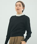 NOLLEY'S(ノーリーズ) プリーツ衿取り外しプルオーバーニット