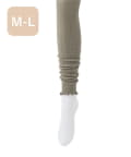 3COINS(スリーコインズ) リブメロウレギンス：M～L