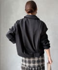 DOUDOU(ドゥドゥ) 【WEB限定】バックサイドタックバルーンブルゾン