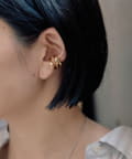 ear PAPILLONNER(イア パピヨネ) 《WEB限定》変形ダブルラインイヤーカフ