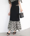 NICE CLAUP / OLIVE des OLIVE OUTLET(ナイスクラップ  / オリーブ デ オリーブ アウトレット) 【one after another】ロングスカート
