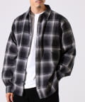 FREDY & GLOSTER(フレディ アンド グロスター) ＜つぶし衿＞U.S.COTTON混 レギュラーカラーチェックネルシャツ