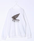 FREDY & GLOSTER(フレディ アンド グロスター) 【ホンダ×はぴだんぶい】UNISEX ウィング＆サークルカブ 裏起毛スウェット