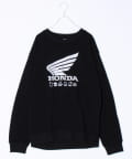 FREDY & GLOSTER(フレディ アンド グロスター) 【ホンダ×はぴだんぶい】UNISEX ウィング＆サークルカブ 裏起毛スウェット