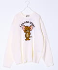 FREDY & GLOSTER(フレディ アンド グロスター) 【MICKEY&JERRY】UNISEX シャギージャガードニット