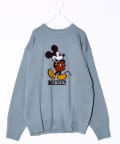 FREDY & GLOSTER(フレディ アンド グロスター) 【MICKEY&JERRY】UNISEX シャギージャガードニット