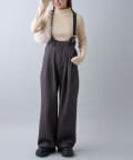 CIAOPANIC TYPY(チャオパニックティピー) 【WEB限定】【WILLOW】サスペンダー付きスラックス
