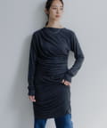 Pasterip(パセリ) 【Layering set】 Gathering tee & skirt