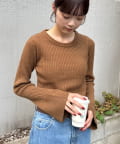 CIAOPANIC TYPY(チャオパニックティピー) W【WEB限定】袖フレアリブニット