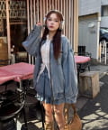 one after another NICE CLAUP(ワンアフターアナザー ナイスクラップ) 【WEB限定】セットアップ対応/ティアードミニスカート