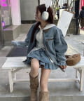 one after another NICE CLAUP(ワンアフターアナザー ナイスクラップ) 【WEB限定】セットアップ対応/パイピングジャケット