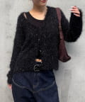 WHO’S WHO gallery(フーズフーギャラリー) 【WEB限定】HiNTラメニットカーデ