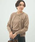 NOLLEY'S(ノーリーズ) 《アンサンブル対応》《手洗い可能》ウール100クルーネックカーディガン