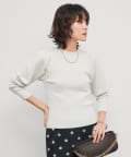 NOLLEY'S(ノーリーズ) リブパフスリーブプルオーバーニット