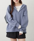 NICE CLAUP / OLIVE des OLIVE OUTLET(ナイスクラップ  / オリーブ デ オリーブ アウトレット) 【RMAF】コクーンZIPパーカー