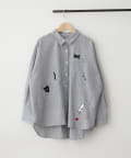 NICE CLAUP / OLIVE des OLIVE OUTLET(ナイスクラップ  / オリーブ デ オリーブ アウトレット) 【RMAF】キャットBIGシャツ