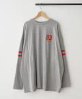 Remind me and forever(リマインドミーアンドフォーエバー) 【NUNIFE】袖ラインナンバリングBIGTシャツ
