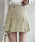 NICE CLAUP / OLIVE des OLIVE OUTLET(ナイスクラップ  / オリーブ デ オリーブ アウトレット) 【one after another】プリーツミニスカパン