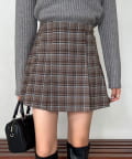 NICE CLAUP / OLIVE des OLIVE OUTLET(ナイスクラップ  / オリーブ デ オリーブ アウトレット) 【one after another】プリーツミニスカパン