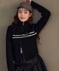 NICE CLAUP / OLIVE des OLIVE OUTLET(ナイスクラップ  / オリーブ デ オリーブ アウトレット) 【one after another】ラインジップニット