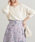 NICE CLAUP / OLIVE des OLIVE OUTLET(ナイスクラップ  / オリーブ デ オリーブ アウトレット) 【natural couture】プチプラカシミアタッチVネックニット