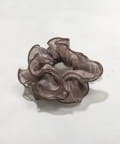 3COINS(スリーコインズ) シアーチェックシュシュ
