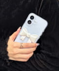 Lattice(ラティス) ボリュームリボンスマホケース(iPhone16)
