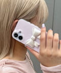 Lattice(ラティス) ボリュームリボンスマホケース(iPhone16)