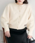 natural couture(ナチュラルクチュール) 【miffyコラボ】miffy釦ニットカーデ