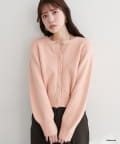 natural couture(ナチュラルクチュール) 【miffyコラボ】miffy釦ニットカーデ