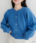 natural couture(ナチュラルクチュール) 【miffyコラボ】miffy釦ニットカーデ