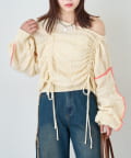 w closet(ダブルクローゼット) 【9月11日(木)12時予約開始】【着丈が自由自在♪】パイピングドロストニット