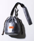 FREDY & GLOSTER(フレディ アンド グロスター) 【UNIVERSAL OVERALL】ECO レザー巾着 ショルダーバッグ