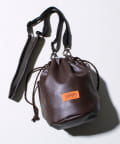 FREDY & GLOSTER(フレディ アンド グロスター) 【UNIVERSAL OVERALL】ECO レザー巾着 ショルダーバッグ